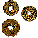 Picture of I Ching coins